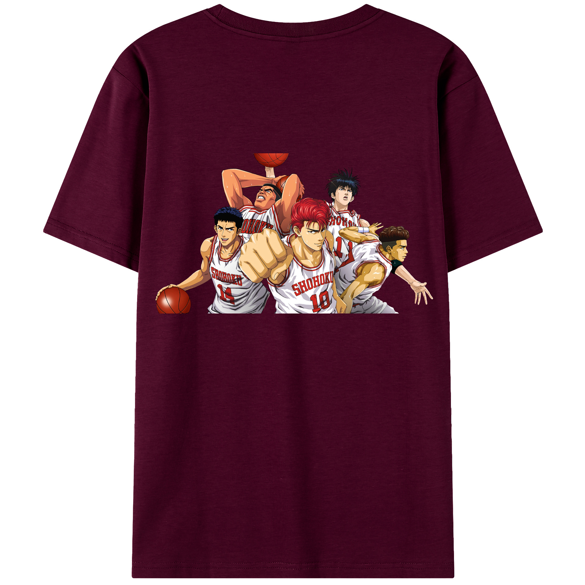 SLAM DUNK／スラムダンク レディース半袖Tシャツ(バックプリント)
